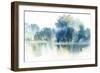 Blue Pond Reflections-Katrina Pete-Framed Art Print