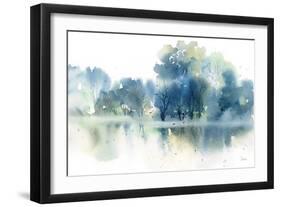 Blue Pond Reflections-Katrina Pete-Framed Art Print