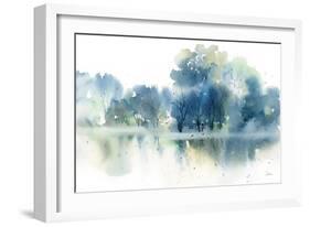 Blue Pond Reflections-Katrina Pete-Framed Art Print