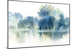 Blue Pond Reflections-Katrina Pete-Mounted Art Print