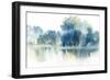 Blue Pond Reflections-Katrina Pete-Framed Premium Giclee Print