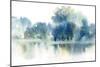 Blue Pond Reflections-Katrina Pete-Mounted Premium Giclee Print