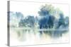 Blue Pond Reflections-Katrina Pete-Stretched Canvas