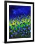 Blue Poppies 674160-Pol Ledent-Framed Art Print