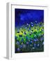 Blue Poppies 674160-Pol Ledent-Framed Art Print