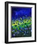 Blue Poppies 674160-Pol Ledent-Framed Art Print