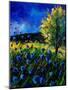 Blue Poppies 67-Pol Ledent-Mounted Art Print