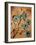 Blue Poppies I-Jodi Monahan-Framed Art Print