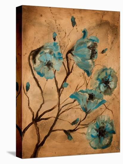 Blue Poppies I-Jodi Monahan-Stretched Canvas