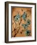 Blue Poppies I-Jodi Monahan-Framed Art Print