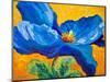 Blue Poppy 2-Marion Rose-Mounted Giclee Print