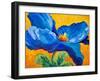 Blue Poppy 2-Marion Rose-Framed Giclee Print