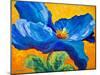 Blue Poppy 2-Marion Rose-Mounted Giclee Print