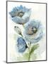 Blue Poppy 2-Patti Bishop-Mounted Art Print