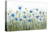 Blue Poppy 3-Patti Bishop-Stretched Canvas