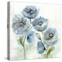 Blue Poppy 4-Patti Bishop-Stretched Canvas