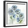 Blue Poppy 4-Patti Bishop-Framed Art Print