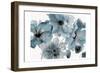 Blue Poppy Bouquet-Victoria Brown-Framed Art Print