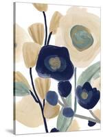 Blue Poppy Cascade I-June Vess-Stretched Canvas