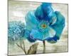 Blue Poppy Poem II-Nan-Mounted Art Print