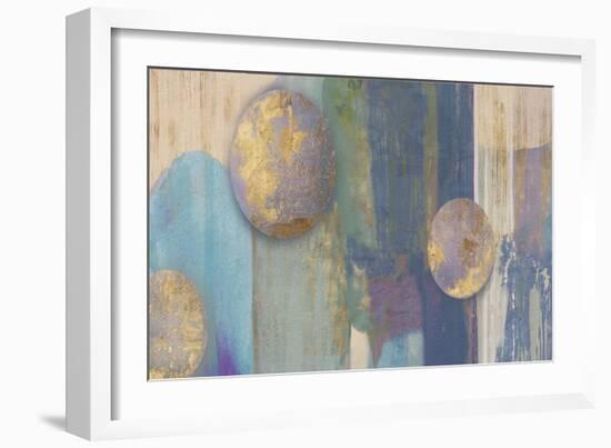 Blue Popscicles II-Jacob Q-Framed Premium Giclee Print