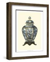 Blue Porcelain Vase I-Vision Studio-Framed Art Print