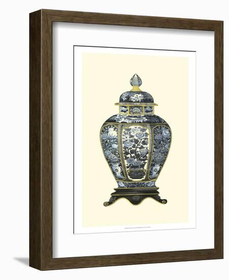 Blue Porcelain Vase I-Vision Studio-Framed Art Print