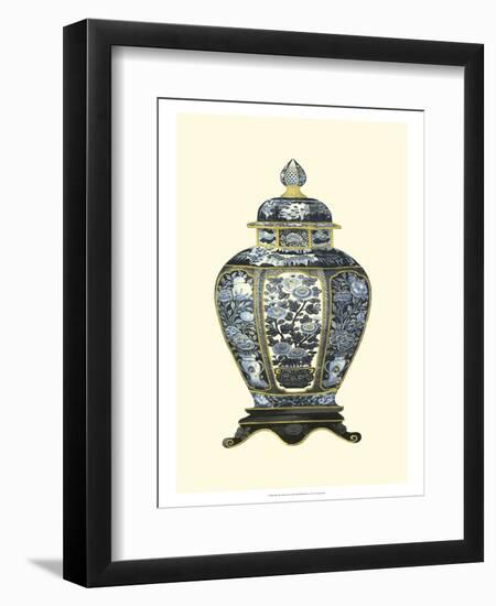 Blue Porcelain Vase I-Vision Studio-Framed Art Print