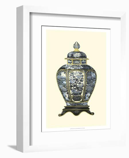 Blue Porcelain Vase I-Vision Studio-Framed Art Print