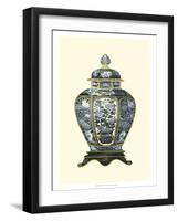 Blue Porcelain Vase I-Vision Studio-Framed Art Print