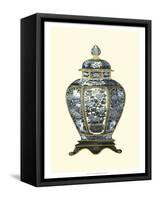 Blue Porcelain Vase I-Vision Studio-Framed Stretched Canvas