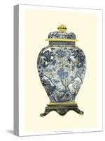 Blue Porcelain Vase II-Vision Studio-Stretched Canvas