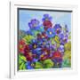 Blue Primroses-Joan Thewsey-Framed Giclee Print