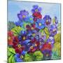 Blue Primroses-Joan Thewsey-Mounted Giclee Print