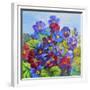 Blue Primroses-Joan Thewsey-Framed Giclee Print