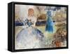 Blue Procession-Jodi Maas-Framed Stretched Canvas