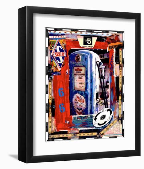 Blue Pump-Dave Newman-Framed Giclee Print