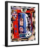 Blue Pump-Dave Newman-Framed Giclee Print