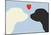 Blue Puppy Love-Avalisa-Mounted Poster