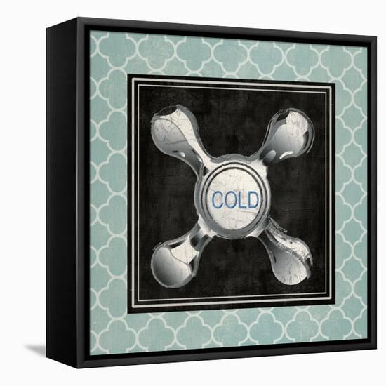 Blue Quatrefoil Bath I-Piper Ballantyne-Framed Stretched Canvas