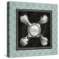 Blue Quatrefoil Bath I-Piper Ballantyne-Stretched Canvas