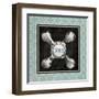 Blue Quatrefoil Bath I-Piper Ballantyne-Framed Art Print