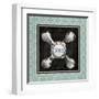 Blue Quatrefoil Bath I-Piper Ballantyne-Framed Art Print