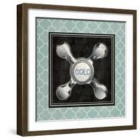 Blue Quatrefoil Bath I-Piper Ballantyne-Framed Art Print