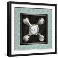 Blue Quatrefoil Bath I-Piper Ballantyne-Framed Art Print