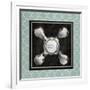 Blue Quatrefoil Bath I-Piper Ballantyne-Framed Art Print