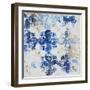 Blue Quatrefoil I-Patricia Pinto-Framed Art Print