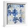 Blue Quatrefoil I-Patricia Pinto-Framed Art Print