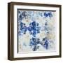Blue Quatrefoil I-Patricia Pinto-Framed Art Print