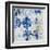 Blue Quatrefoil I-Patricia Pinto-Framed Art Print